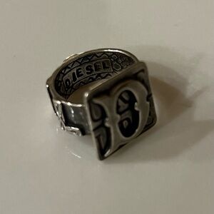 Diesel Silver Ring for men / women size 7